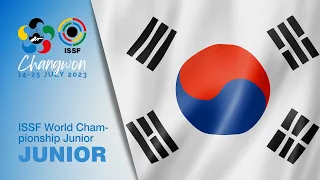 Awarding Ceremony 10m Air Rifle Men Junior Team - 2023 Changwong (KOR)