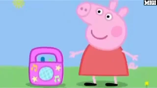 Peppa pig listens black rap !