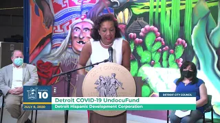 Detroit City Council & Mayor Detroit COVID-19 UndocuFund Press Conference