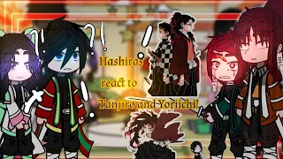 👺||• 🌸Hashiras react to Tanjiro and Yoriichi!🌸 •||✨ (inspired)✨ //❤Kny/demon slayer react to❤// 👺