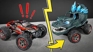 Godzilla Vs. King Kong - Making Amphibia Stronger With The Incredible Vehicle! 🦖🦍