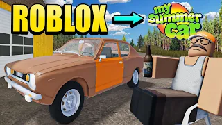 LOW Budget My Summer Car in ROBLOX!