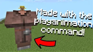 How to use the /playanimation Command in Minecraft Bedrock Edition