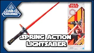 Star Wars Kylo Ren Spring-Action Lightsaber | Force Action Lightsaber toy review