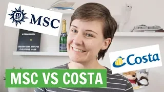 MSC Cruises & Costa Cruises - 9 Differences