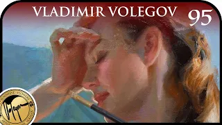 95. Full process Oil painting Time lapse of creation The languor of the dressmaker by Volegov