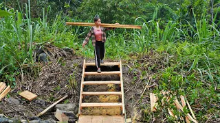 Building a bridge over a 2-storey house, grazing ducks - 200 dusty days