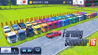 Fs 16, Truck Loading Car In Fs 16, Farming Simulator 16 Gameplay Video @GAMERYT2525