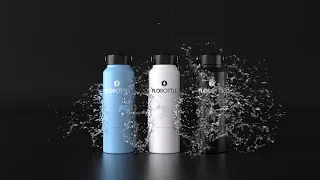Motion graphics | 3d Product animation | Water bottle