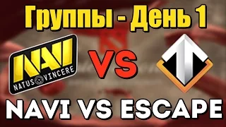 Navi vs Escape - Групповая Стадия День 1 - The International 6 2016 - Русские Комментарии