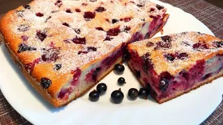 Easy Berry Cake🍰Перемешал Испек - Готово! Простой Ягодный Пирог❗️#cake #cooking