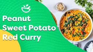 Peanut Sweet Potato Red Curry