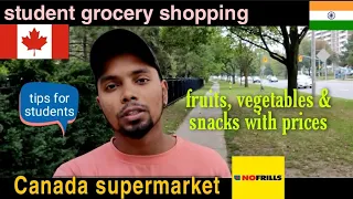 Canadian Grocery Shopping in Tamil | tips for students | Inside No frills Toronto | How to spend low