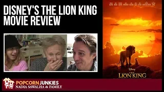 Disney's THE LION KING - Nadia Sawalha & The Popcorn Junkies FAMILY MOVIE REVIEW