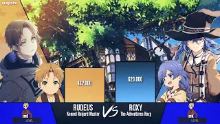 Rudeus vs Roxy Power Level | Mushoku Tensei: Jobless Reincarnation Power Level | REMADE | quagmire