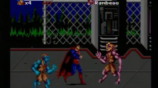 The Death and Return of Superman (Sega Genesis) Gameplay