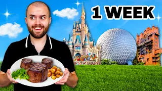 Eating Only Disney World Food For 1 Week (I spent $800)