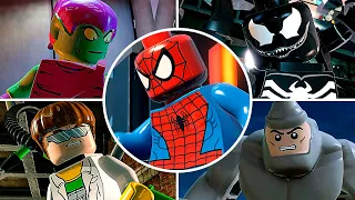 Lego Marvel Super Heroes - All Boss Fights & Endings [4K 60FPS] No Commentary