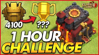 How Many Trophies Can a Town Hall 10 Gain in 1 Hour? | TH10 Trophy Push - Clash of Clans