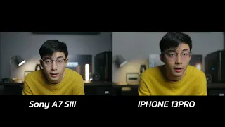 Sony A7siii Vs iPhone 13pro [TEST]