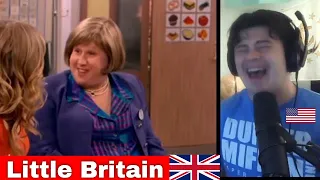 American Reacts Little Britain USA - Marjorie Dawes [Deleted scene]