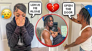 CRYING WITH THE DOOR LOCKED PRANK ON OVERPROTECTIVE BROTHER *cutest reaction*🥺😢