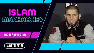 Islam Makhachev full UFC 302 pre-fight interview