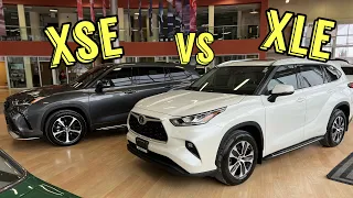 2022 Toyota Highlander XSE VS Highlander XLE! Which is better!?