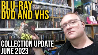 BLU-RAY / DVD + VHS Collection Update - June 2023 (Action / Horror / Sci-Fi / Martial Arts)