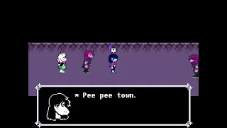 Deltarune Unused Sprite Test Cutscene