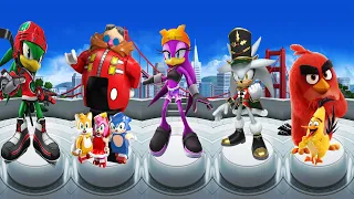 Sonic Forces - Top 5 The Rarest Characters: Ice Jet, Lego Runners, Tidal Wave, Silver N, Angry Birds