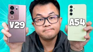 Samsung KEWALAHAN‼️ vivo V29 vs Galaxy A54