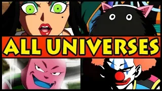 All 12 Universes in Dragon Ball Super EXPLAINED! (Every Universe + 6 Lost Universes in DBS Info)