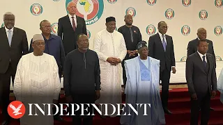 Watch again: West Africa leaders arrive for summit on Niger coup