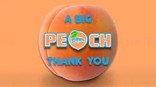 A Big Peach Thank You