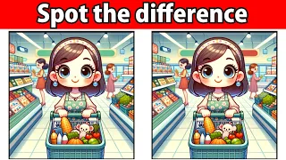 【Spot the difference】Improve your cognition with brain training