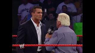 Randy Orton Confronts Ric Flair | Raw Sept. 27, 2004