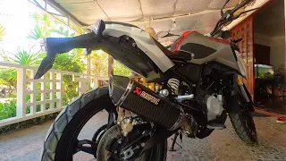 BMW G310 GS Akrapovic Full Exhaust System Installed | Power Bomb! 😲