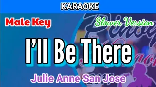 I'll Be There by Julie Anne San Jose (Karaoke : Male Key : Slower Version)