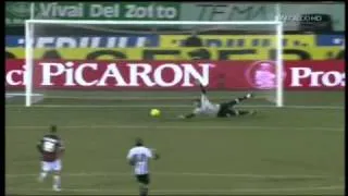 Udinese Bologna 1-1 2010/11 servizio Sky qualita' ottima