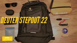 Deuter Stepout 22 Do It All Pack! Urban Daily Carry EDC Minimalist Hiking Travel School