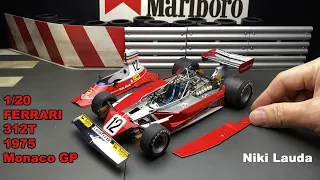 [auto F1 Series] 1/20 Ferrari 312T 1975 F1 Monaco Grand Prix Winner Hasegawa Niki Lauda