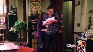 Marshall throws baby Marvin