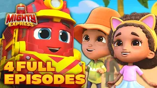 4 FULL EPISODES! 🚂 Mighty Express SEASON 3 🚂 - Mighty Express Official