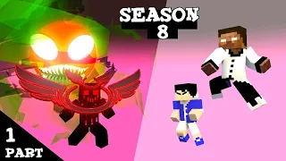 Monster School SEASON 8 PART 1 | THE FALL OF THE HEROBRINE - Minecraft Animations