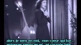 Edith Piaf   La Vie En Rose  Subtitulado en  French   Spanish frances español