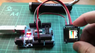 65K Colour OLED (96x64 Pixels), Arduino Uno and ucglib