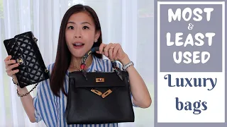 Most and Least Used Luxury Bags |Best and Worst Designer Handbags| Hermes, Louis Vuitton, YSL|AD