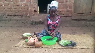 African Village Life || Cooking Most Delicious Traditional Vegetables for Dinner for my Family