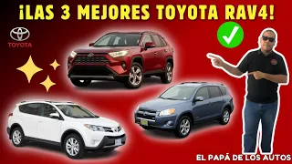 Las 3 mejores TOYOTA RAV4 que puedes comprar.